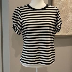 J. Crew cotton striped T shirt NWT Size M